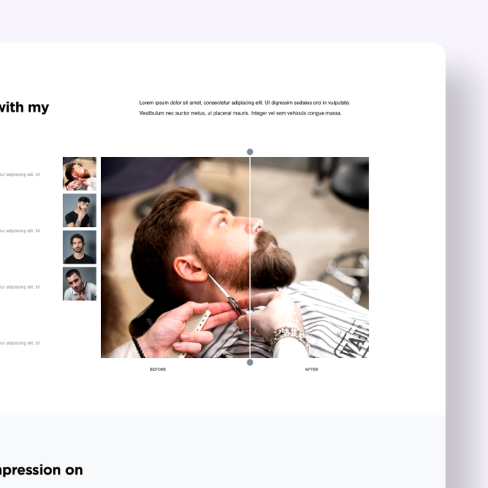 Interactive Elements to engage the user